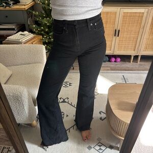 Madewell | Size 26 Tall | The Perfect Vintage Flare Jeans in Black